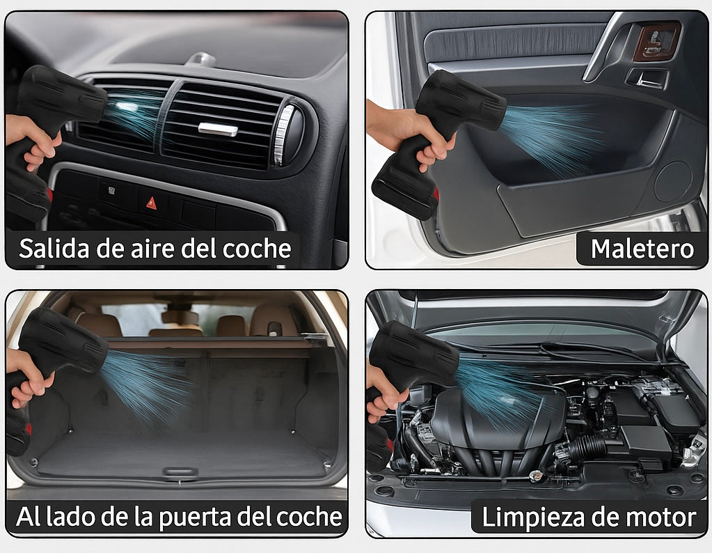 Soplador Inalambrico Turbo Jet Portatil